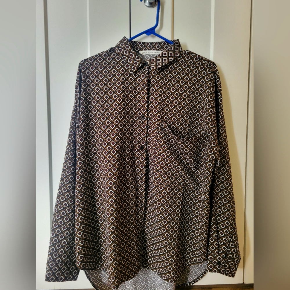 12th Tribe Oversized Button Down